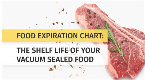 vacuum sealed food shelf life